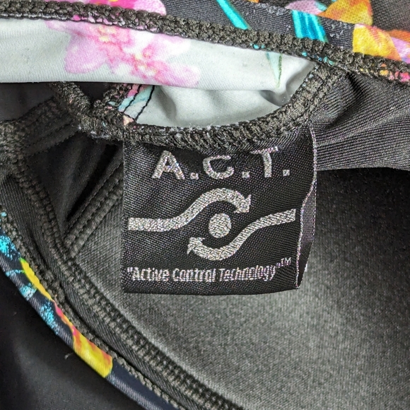 A.C.T swimsuit tropical print skirt sz 8 - Picture 4 of 8